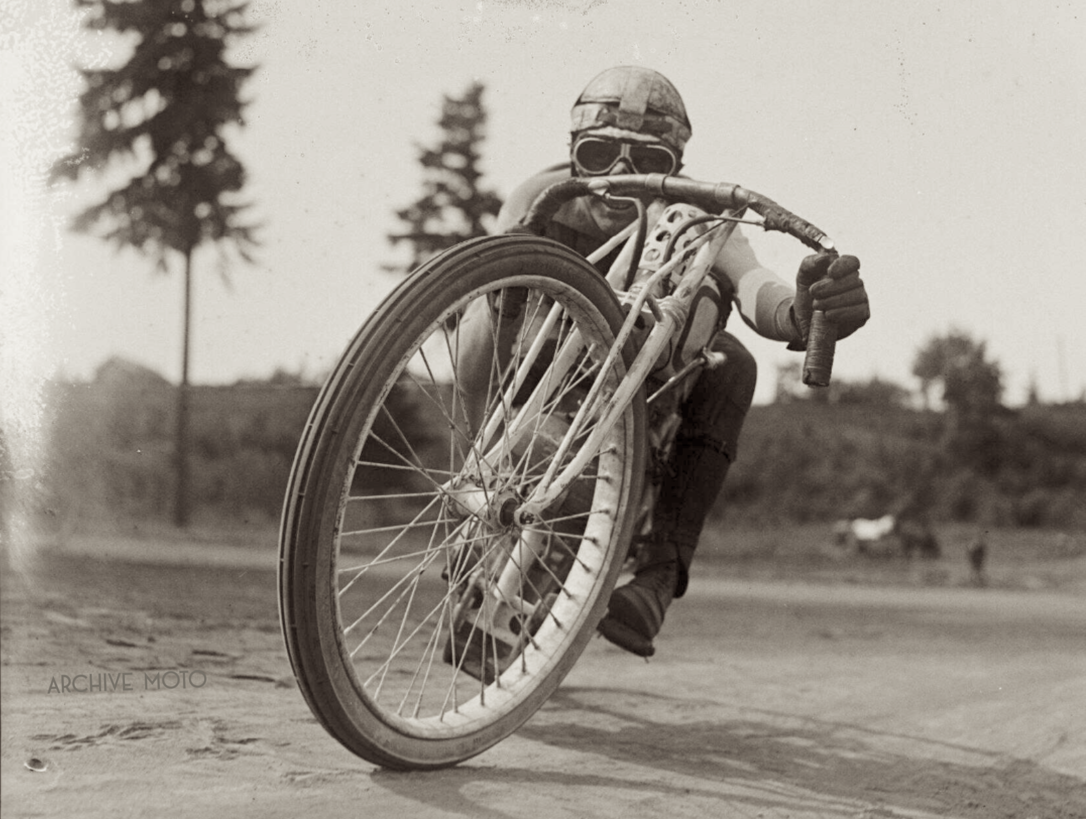 Fred Ludlow, Rose City Speedway, 1921 — Archive Moto